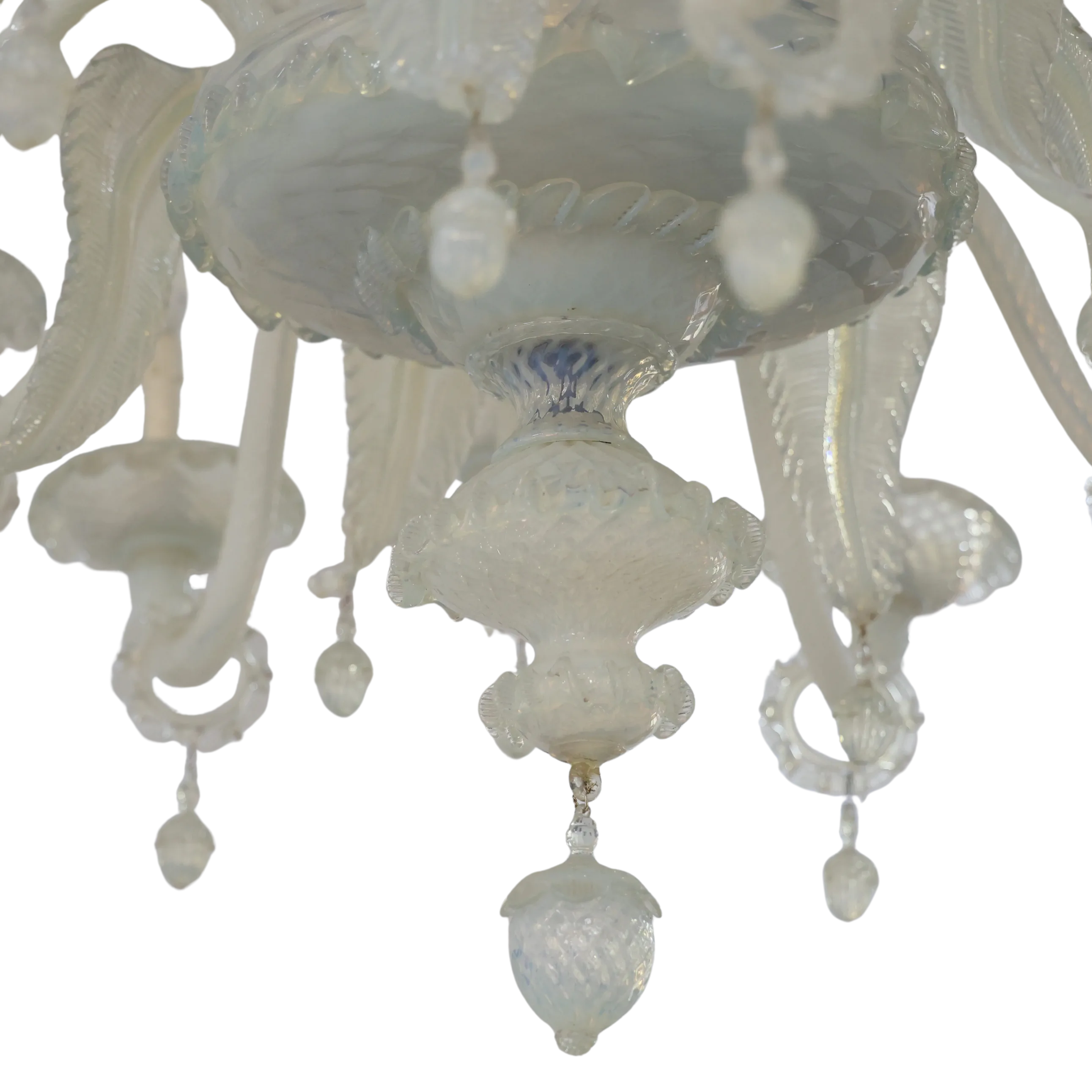 Lustre Murano Opaline Blanche — view 3